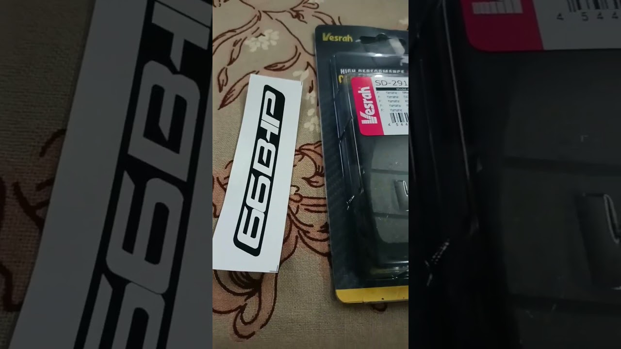 Unboxing Vesrah High Performance Ceramic Disc Brake Pads for Yamaha Aerox 155 2022