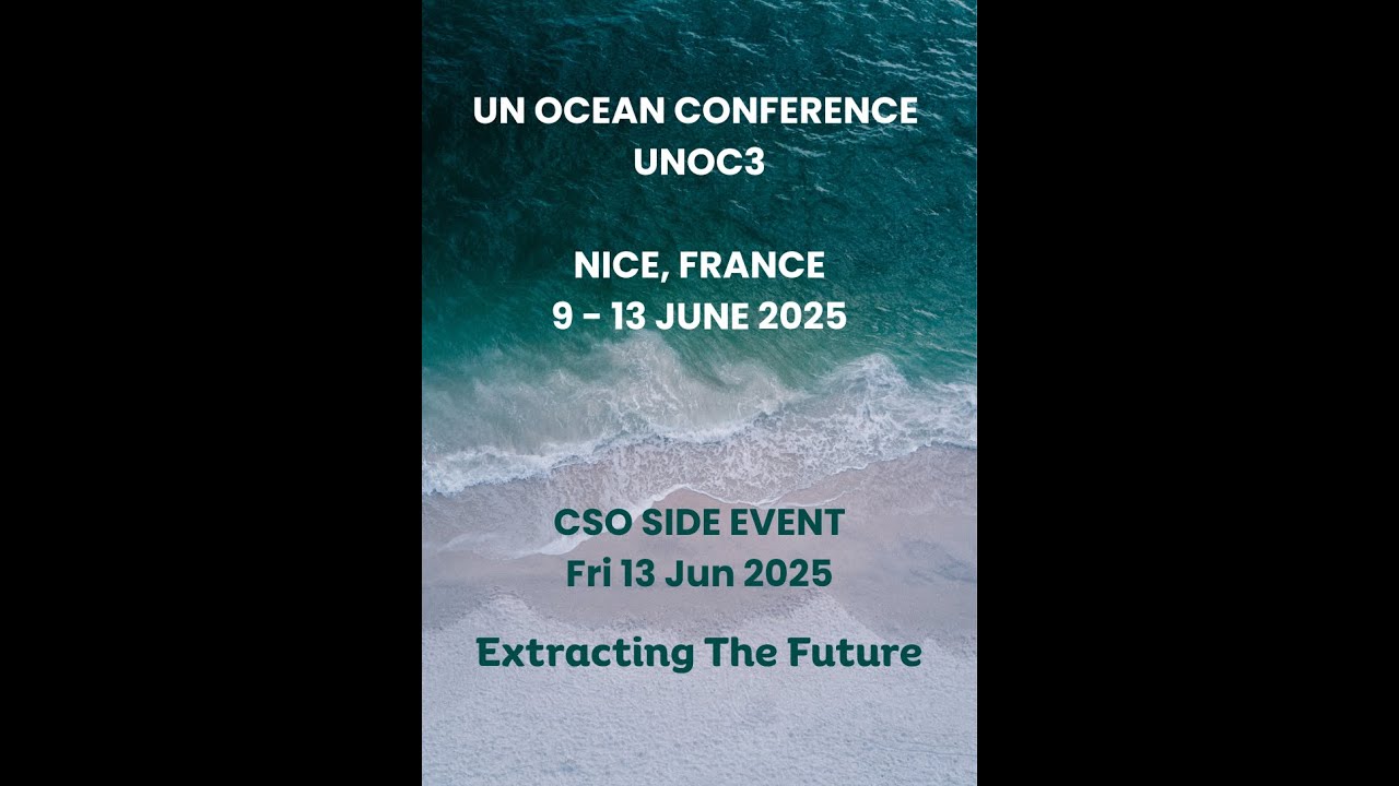 UN Ocean Conference UNOC3 - CSO Side Event - June 2025
