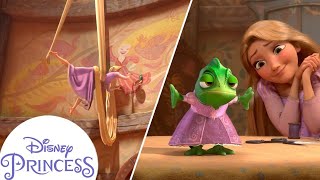 Rapunzel and her long hair Scene😍