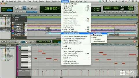 Pro Tools 8 101   Scrolling In Split Edit View