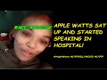 Apple Watts SPEAKS! SITTING UP and TALKING!  Told sister to HELP HER! GOOD NEWS UPDATE! #AppleWats