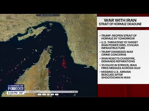 Trump continues to hurl threats amid looming Strait of Hormuz deadline | FOX 11 LA