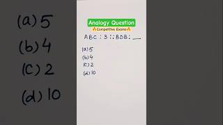 Letter Analogy Logic🔥 Solve Faster in Exams! #numberanalogy #reasoning #aptitude #competitiveexams