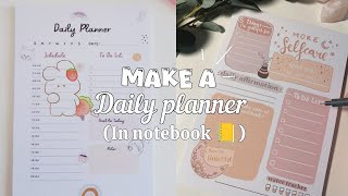 Daily planner ideas using notebook Easyway to plan your day#planner