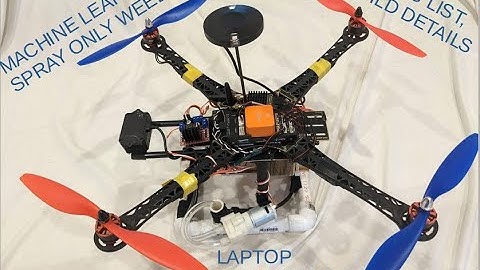 DIY Autonomous Intelligent drone sprayer - Parts List, Schematics, Build Details