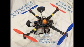 DIY Autonomous Intelligent drone sprayer - Parts List, Schematics, Build Details