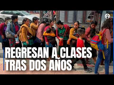 Students return to class in Chenalhó after two years of suspension due to violence