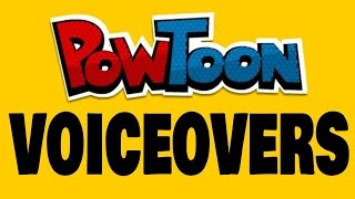 PowToon - Recording Voiceovers in PowToon