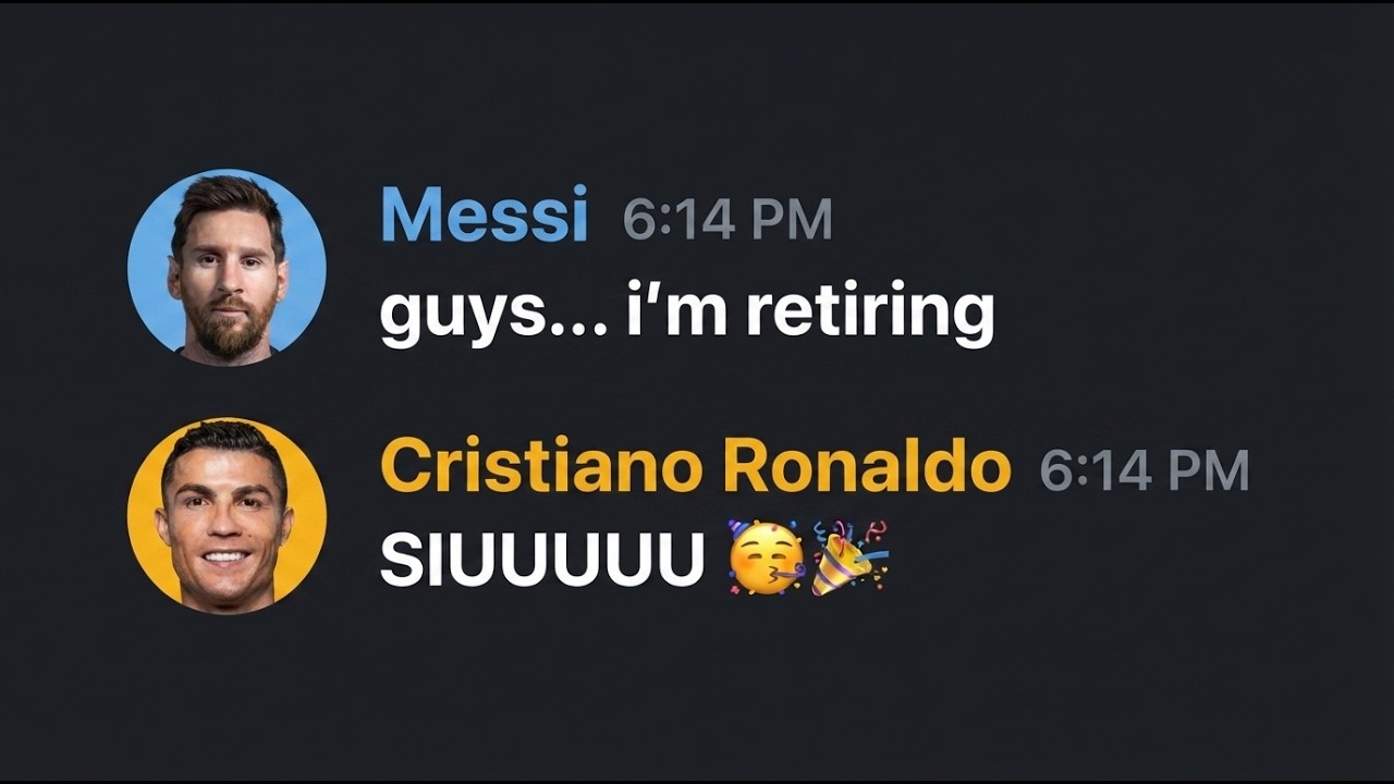 What if Messi's Retirement was a Group Chat