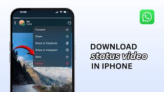 How To Download WhatsApp Status Video On iPhone (2026) | Save WhatsApp Status Easily screenshot 1