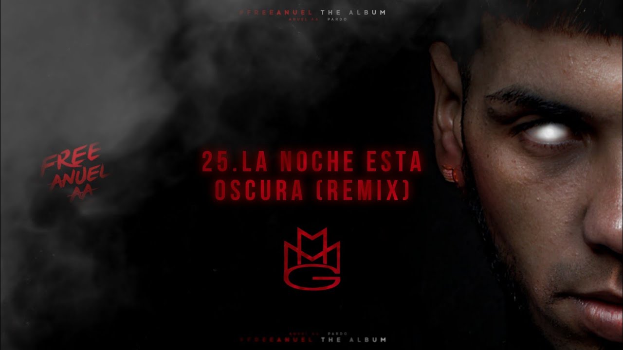 25.Anuel AA - La Noche Está Oscura (Remix) | #Freeanuelthealbum