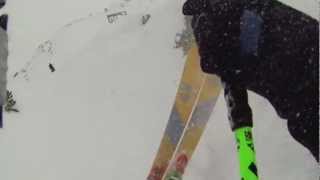Skier does QUADRUPLE backflip (GoPro)