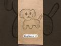 Cute animal sketch #dog #doglove #viral #art #shortfeed #drawing #trending #artist #ytshorts #shorts