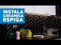 Cómo instalar cerámica espiga en la cocina