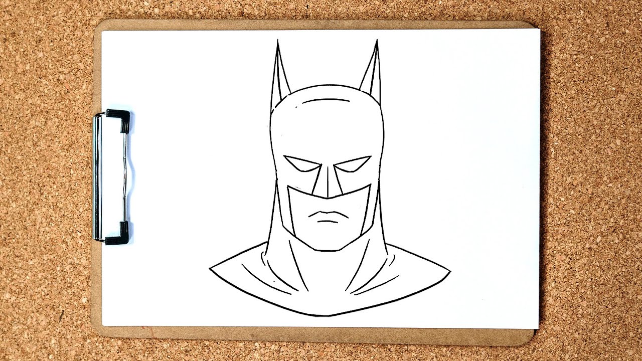 COMO DESENHAR O BATMAN FÁCIL - YouTube