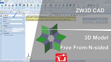 ZW3D คู่มือ สอนการใช้งาน CAD - Basic Face - N-sided