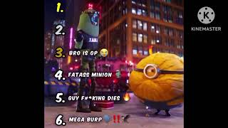 EARRAPE WARNING BURP MEGA MINIONS
