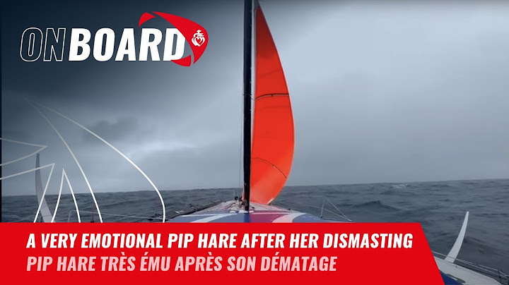 A very emotional Pip Hare after her dismasting | Vendée Globe 2024