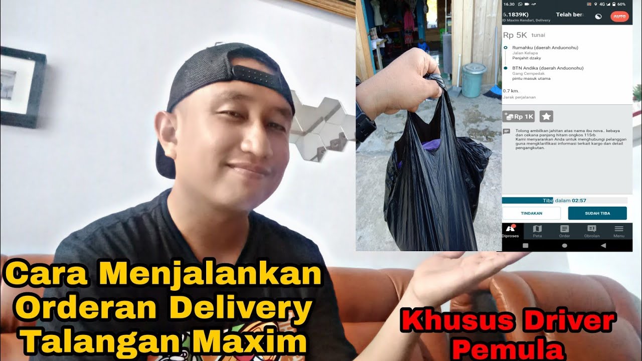 PART 3‼️ CARA MUDAH MENJALANKAN ORDERAN DELIVERY MAXIM || KHUSUS DRIVER PEMULA