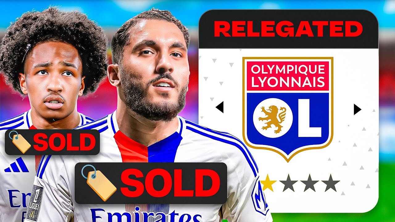 I Rebuild RELEGATED OLYMPIQUE LYON To Save The Club!