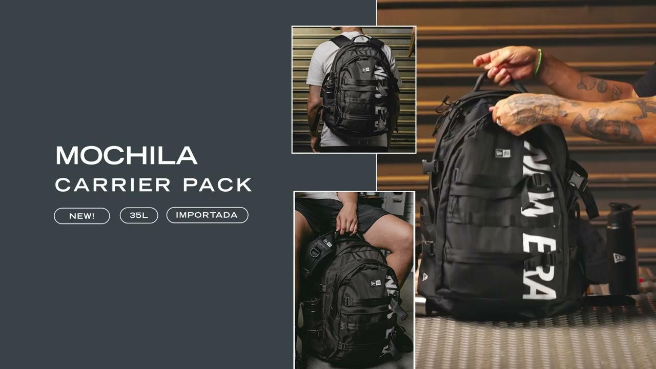 ♡chuchu♡★NEW ERA Carrier Pack 35L Mochila Carrier Pack 35L - YouTube