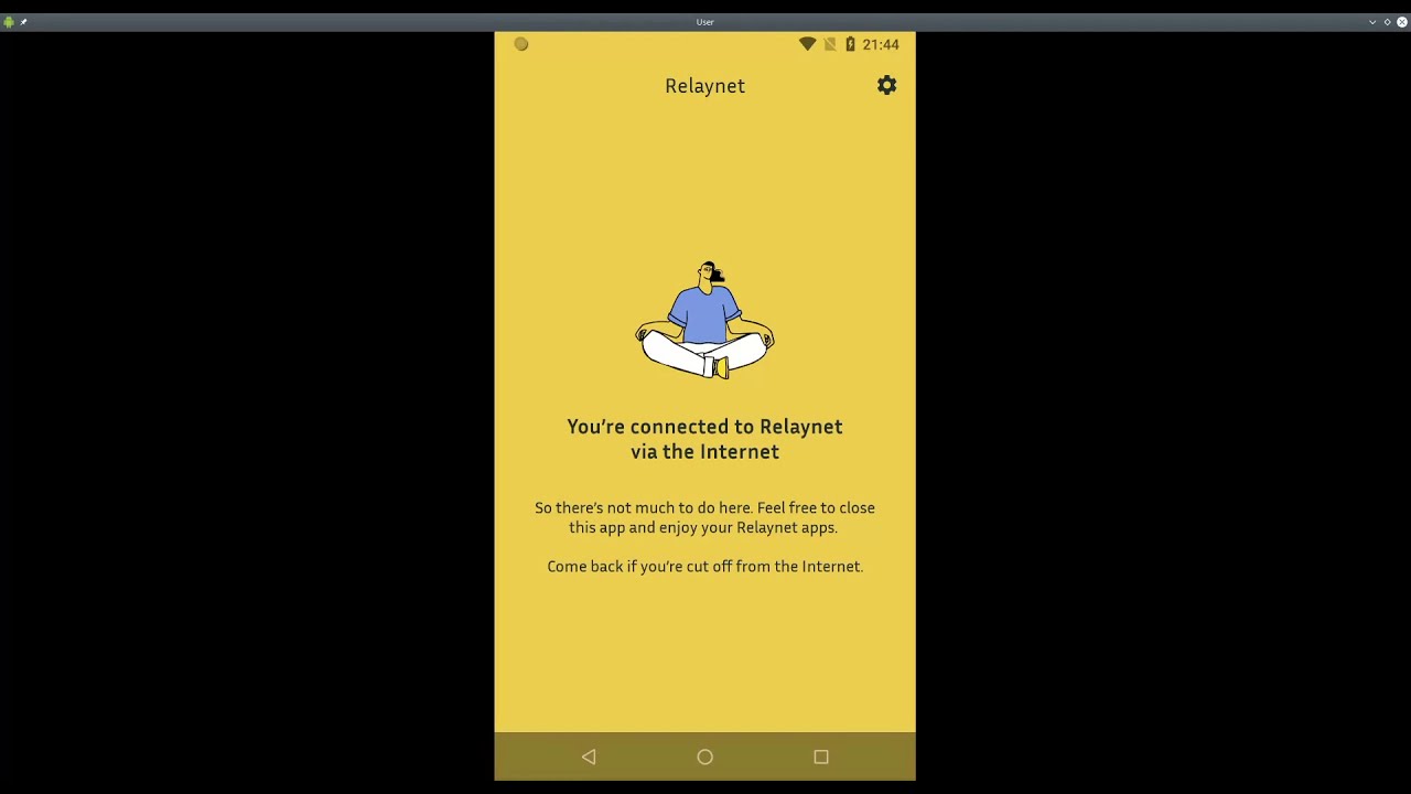 Relaynet demo on Android - YouTube