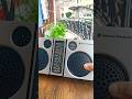 #viral vintage radio dual speaker 4 Band portable stereo receiver#shortsviral #radio trending