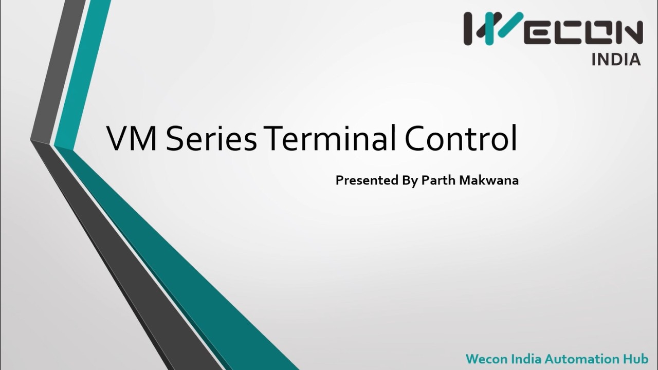 Wecon VM Series Inverter – Terminal Control Configuration | Keypad/ Di Terminal/ Three Wire Control