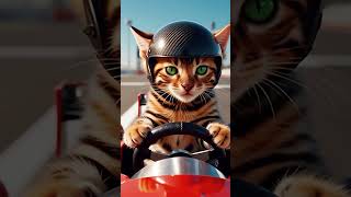 F1 But It’s Cats 🐱🏎️ #shorts  #cat  #formula1  #f1  #funny