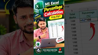 How to Calculate Percentage easy step 📊 #shorts #excel #exceltips #tutorial #excelformula