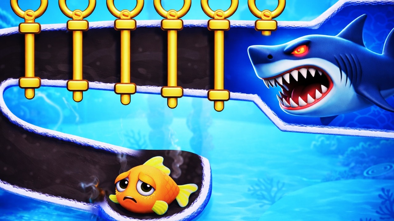 Save The Fish 🐠 Vs Fishdoom Ads   Ultimate Pull The Pin Challenge!   Can You Save Them All  part 1