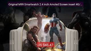 Original M99 Smartwatch 2.4 inch Amoled Screen insert 4G/5G... — Top Pick 2026 | Unbeatable Price!