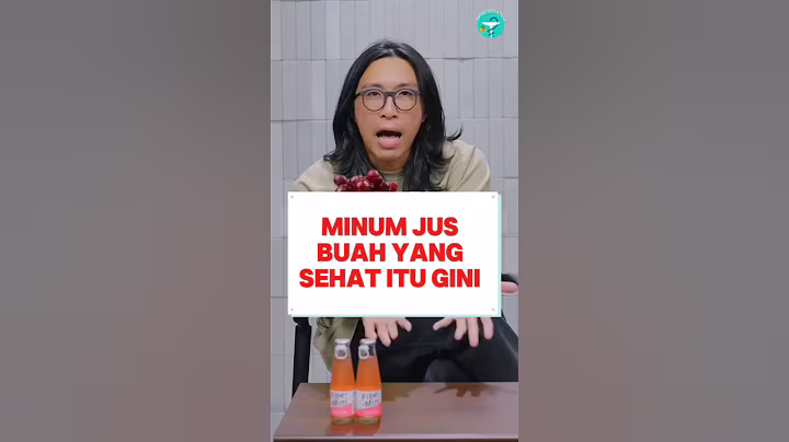 Drinking healthy juice is like this | Doctor Tirta #health #education #drtirta