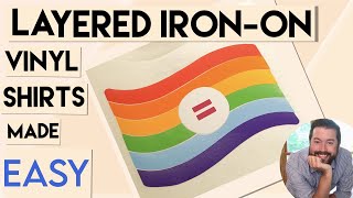 Pride T-Shirts with Iron On Vinyl - The Bearded Housewife