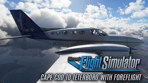Microsoft Flight Simulator 2020 Chancellor 414 IFR Flight: KHYA Cape Cod to KTEB Teterboro