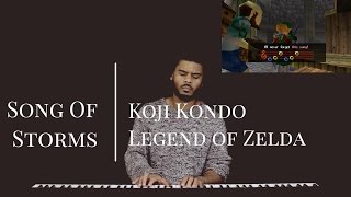 Legend of Zelda (OOT) OST - Song Of Storms - Piano Improv chords