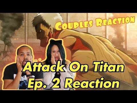 Armored Titan | Attack On Titan Episode 2 Reaction | Couples Reaction