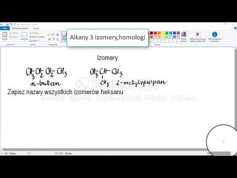 Alkany 3 Izomery homologi