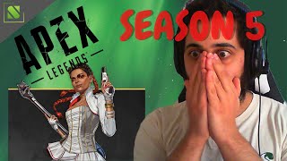 APEX LEGENDS SEASON 5 TRAILER REACTION (FORTUNE'S FAVOR)- NEW QUESTS, LOBA, NEW KINGS CANYON.