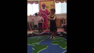 Joshua the lion tamer (circus day at preschool, 4's)