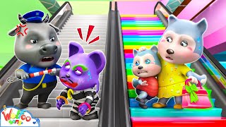 No, A Thief On Escalator! Safety Shopping Mall Song - Baby Song & Nursery Rhymes | Wolfoo Kids Songs by Wolfoo Kids Songs 175,126 views 1 day ago 16 minutes