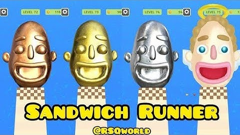 Sandwich 🥪 Runner Game Level 171 to 180 gameplay 