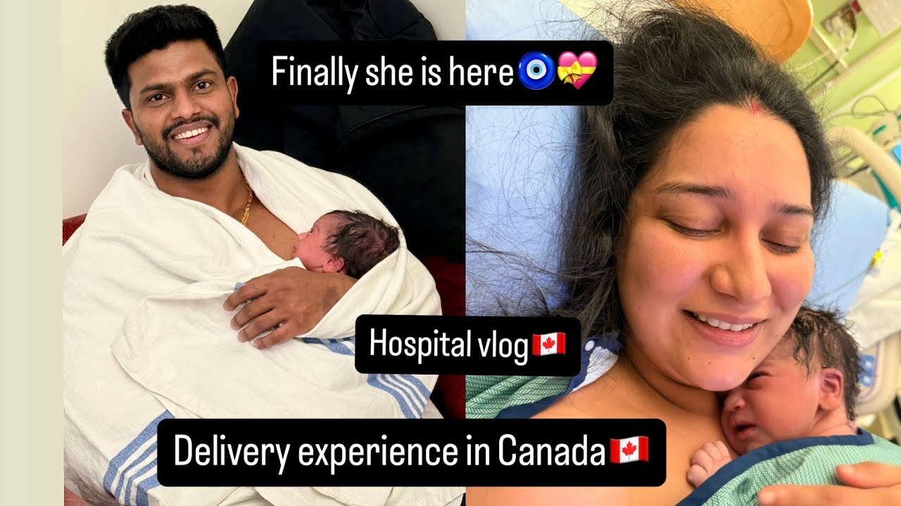 Hospital vlog🇨🇦| Finally baby is here🤰❤️| Delivery experience in Canada🇨🇦