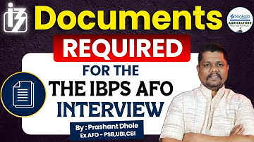 “Last-Minute BANK INTERVIEW Documents Guide — Save Your Selection!” || Prashant Dhole