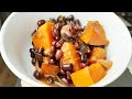 Receta GUISO de AZUKI con CALABAZA proteína vegetal fácil de digerir MACROBIÓTICA Matthias Hespe