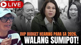 LIVE: OVP Budget Hearing sa Congress, Walang Sumipot Kahit isa!