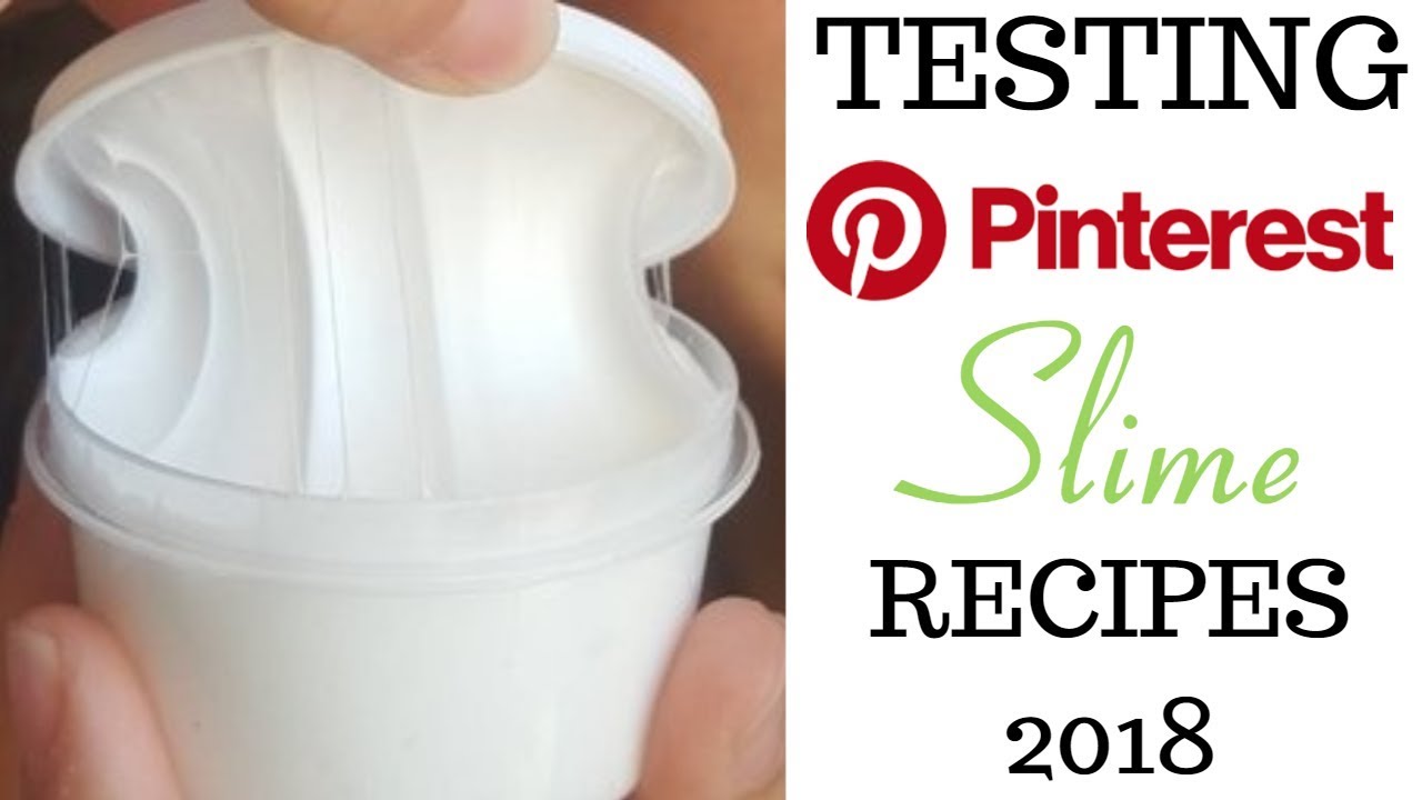 Testing Pinterest Slime Recipes | 2018 ♡