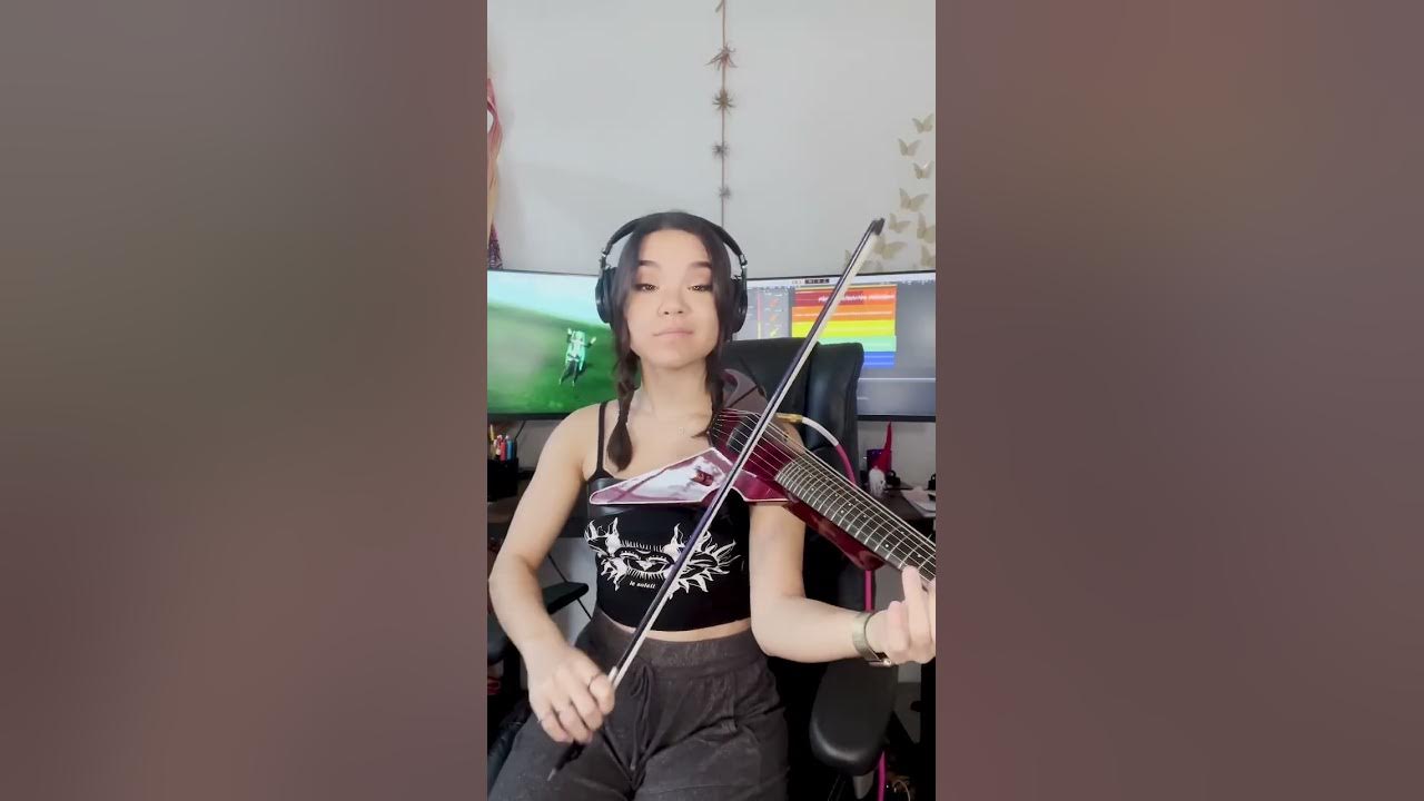 Playing Hatsune Miku (Ievan Polkka) on electric violin! #shorts #hatsunemiku #ievanpolkka
