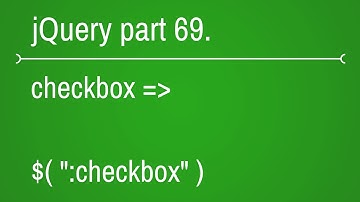 jquery forms checkbox selector - part 69