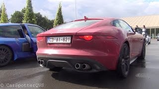 Jaguar F-Type R - Start Up & LOUD Revs! + Tunnel Sound